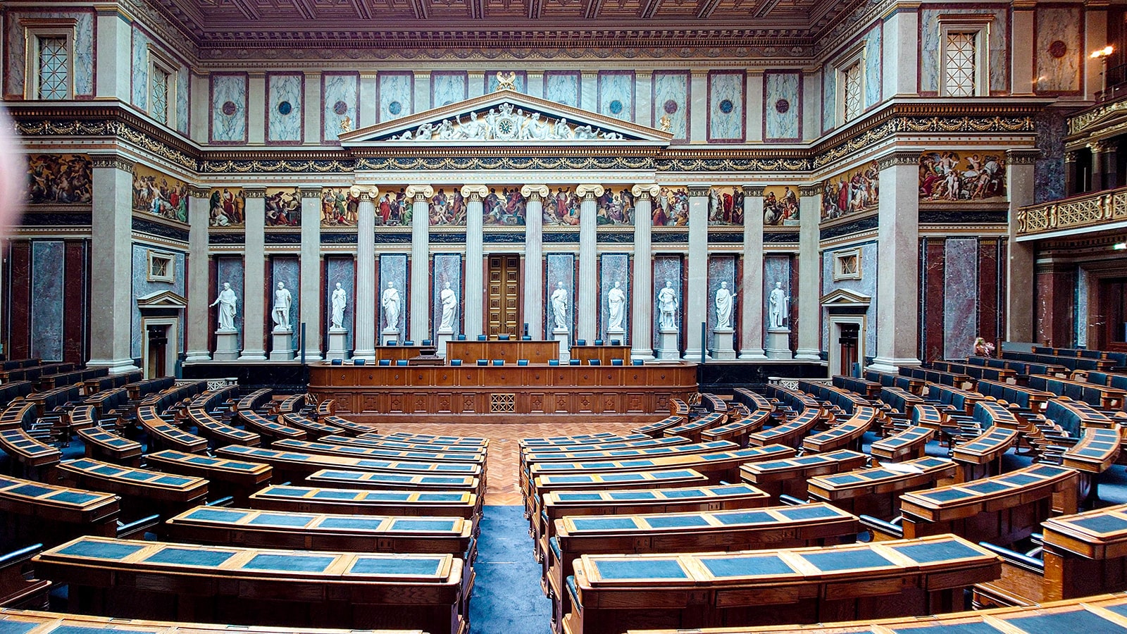 Parlament Wien - Saal der Bundesversammlung - www.wien-erleben.com