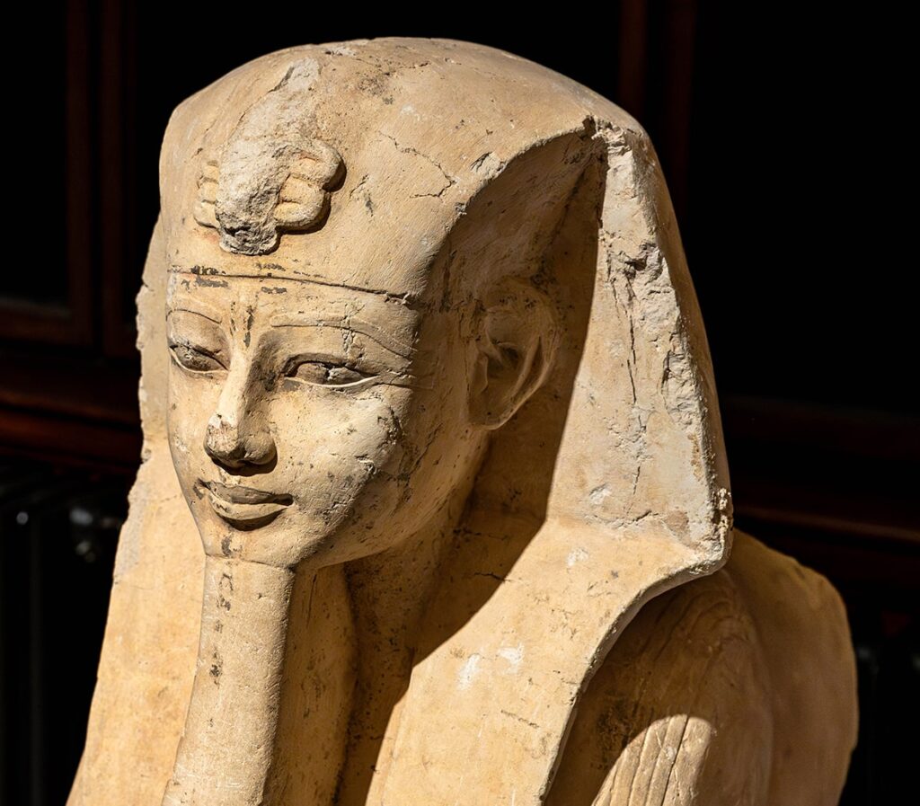 Dinner im Kunsthistorischen Museum - Statue in der ägyptischen Sammlung - www.wien-erleben.com