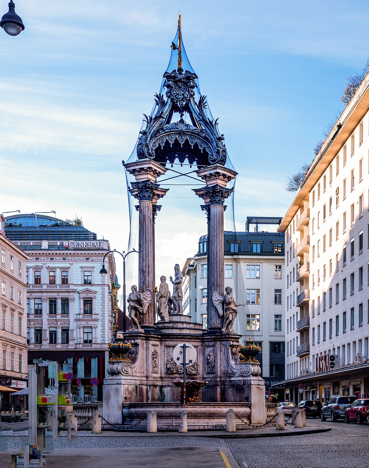 Tour "Schreckliche Verbrechen in Wien" Hoher Markt mit Vermählungsbrunnen - www.wien-erleben